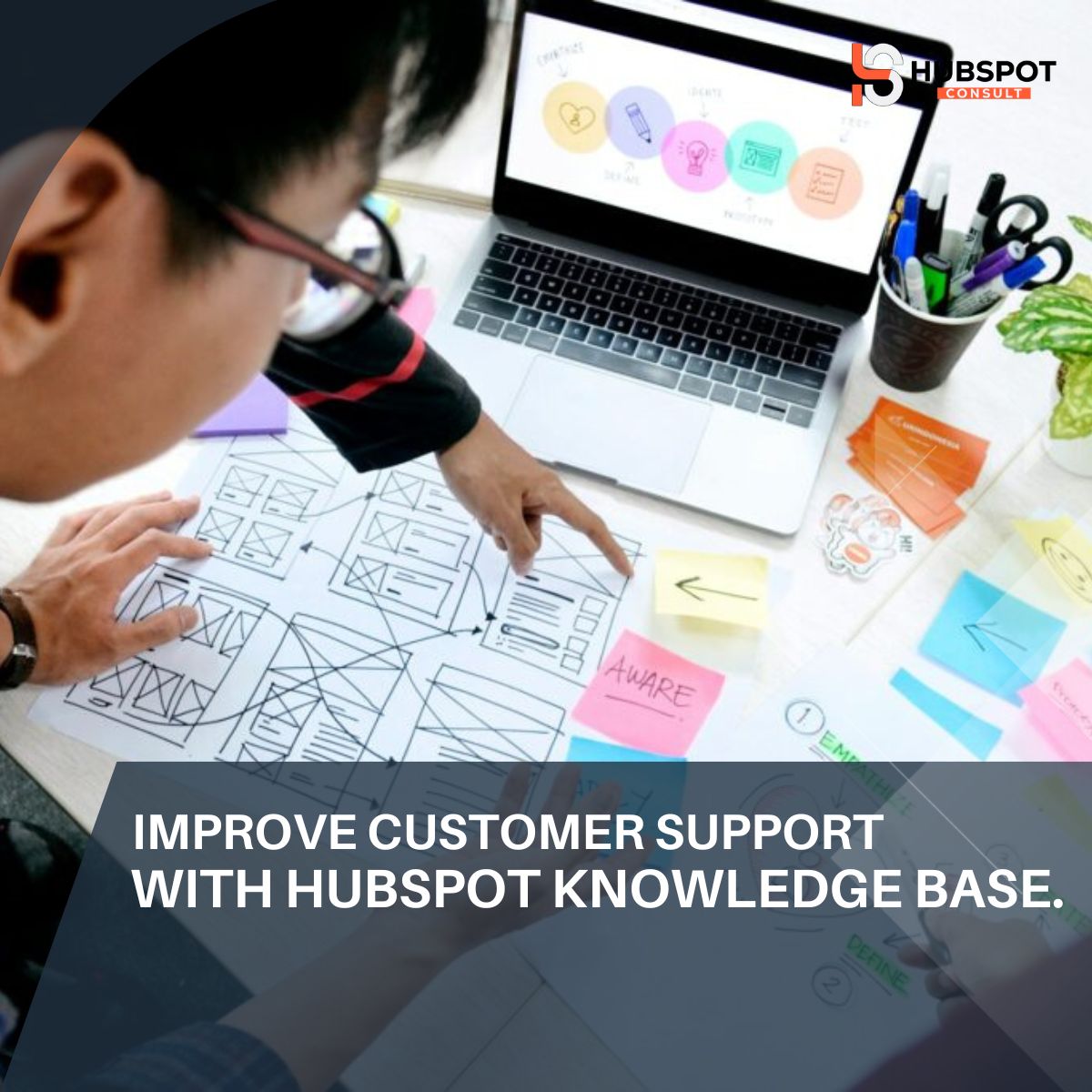 Improve Customer Support with HubSpot Knowledge Base.